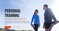Desktop Screenshot of markpersonaltraining.com
