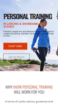 Mobile Screenshot of markpersonaltraining.com