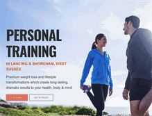 Tablet Screenshot of markpersonaltraining.com